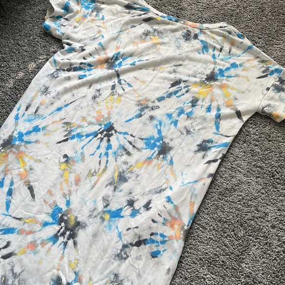 Taupe paint splatter dress - Picture 9 of 12